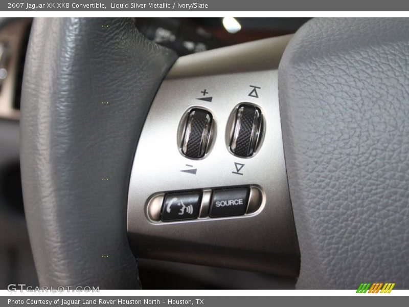 Liquid Silver Metallic / Ivory/Slate 2007 Jaguar XK XK8 Convertible