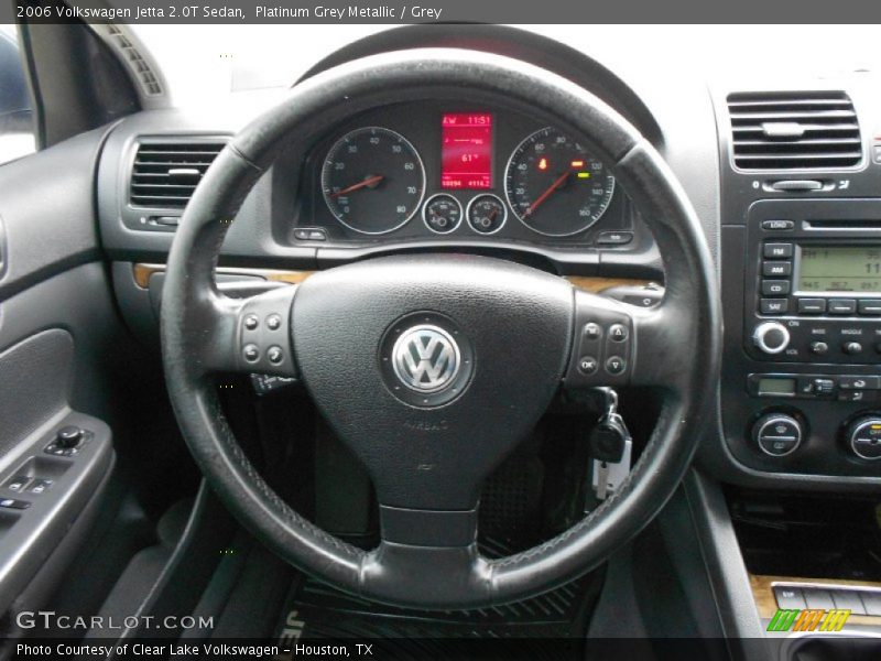 Platinum Grey Metallic / Grey 2006 Volkswagen Jetta 2.0T Sedan