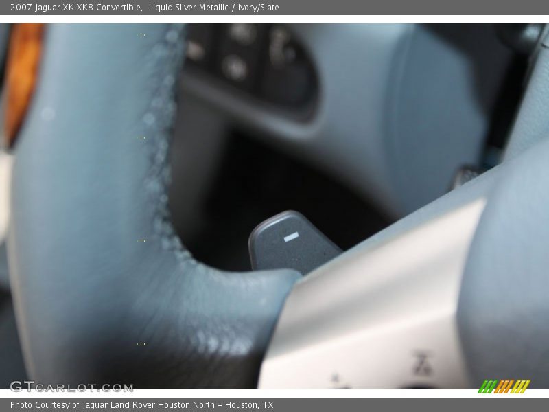 Liquid Silver Metallic / Ivory/Slate 2007 Jaguar XK XK8 Convertible