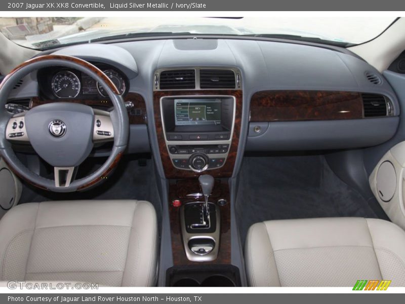 Liquid Silver Metallic / Ivory/Slate 2007 Jaguar XK XK8 Convertible