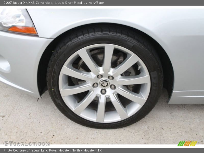 Liquid Silver Metallic / Ivory/Slate 2007 Jaguar XK XK8 Convertible