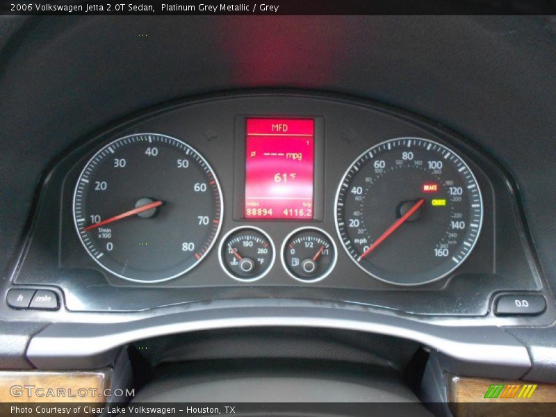 Platinum Grey Metallic / Grey 2006 Volkswagen Jetta 2.0T Sedan