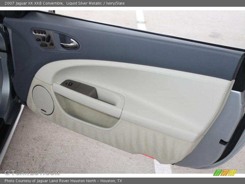 Liquid Silver Metallic / Ivory/Slate 2007 Jaguar XK XK8 Convertible