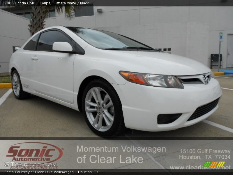 Taffeta White / Black 2006 Honda Civic Si Coupe