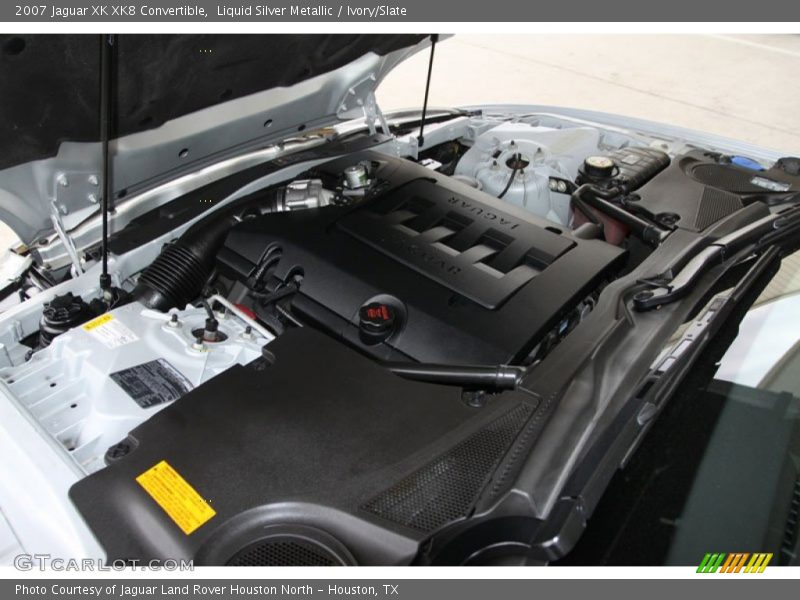 Liquid Silver Metallic / Ivory/Slate 2007 Jaguar XK XK8 Convertible
