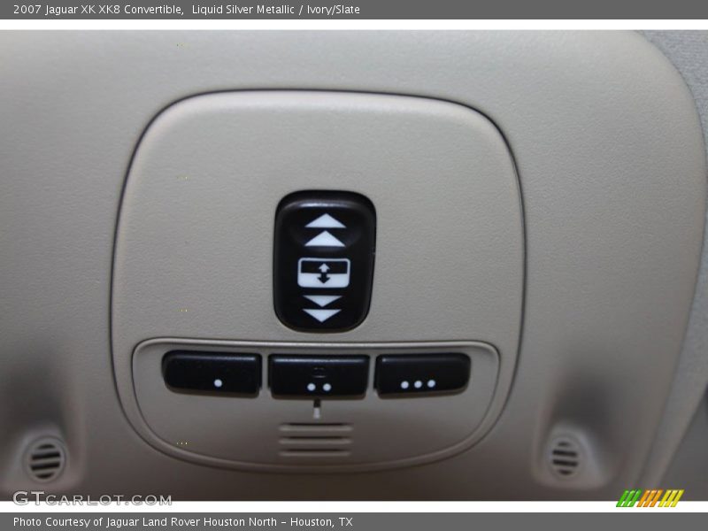 Liquid Silver Metallic / Ivory/Slate 2007 Jaguar XK XK8 Convertible