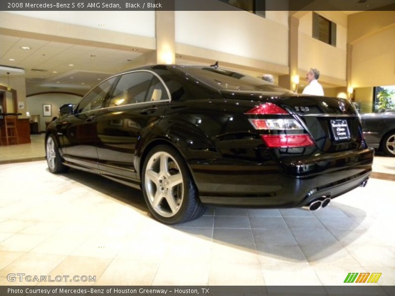 Black / Black 2008 Mercedes-Benz S 65 AMG Sedan