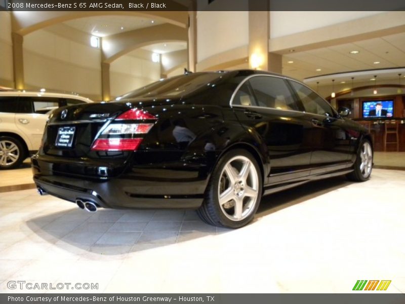 Black / Black 2008 Mercedes-Benz S 65 AMG Sedan