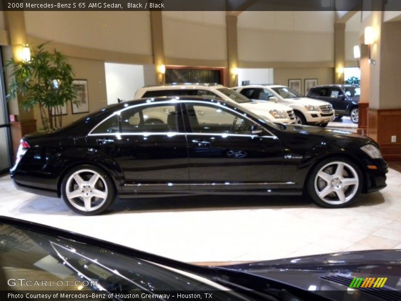 Black / Black 2008 Mercedes-Benz S 65 AMG Sedan