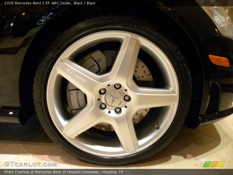 Black / Black 2008 Mercedes-Benz S 65 AMG Sedan