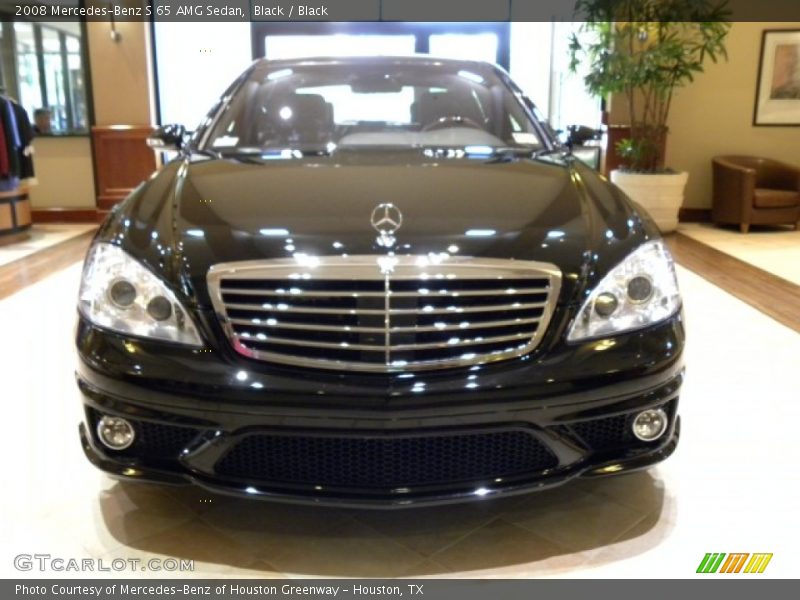 Black / Black 2008 Mercedes-Benz S 65 AMG Sedan