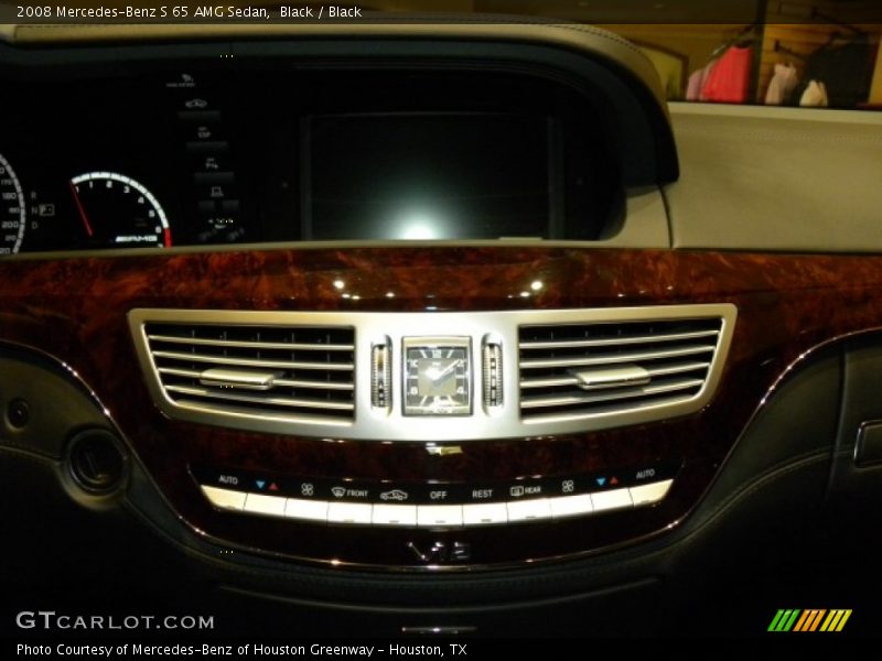 Black / Black 2008 Mercedes-Benz S 65 AMG Sedan