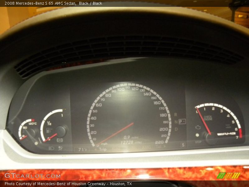 Black / Black 2008 Mercedes-Benz S 65 AMG Sedan