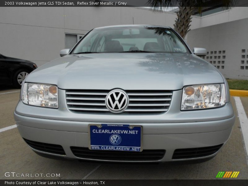 Reflex Silver Metallic / Grey 2003 Volkswagen Jetta GLS TDI Sedan