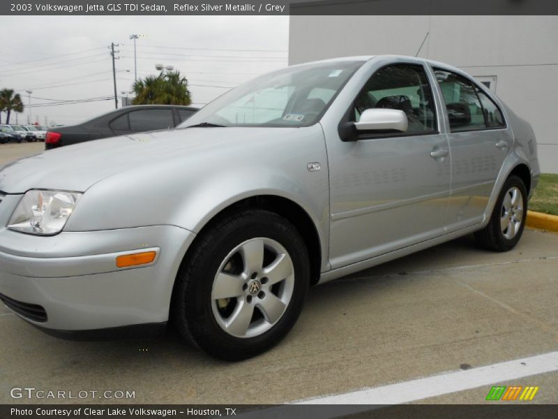 Reflex Silver Metallic / Grey 2003 Volkswagen Jetta GLS TDI Sedan
