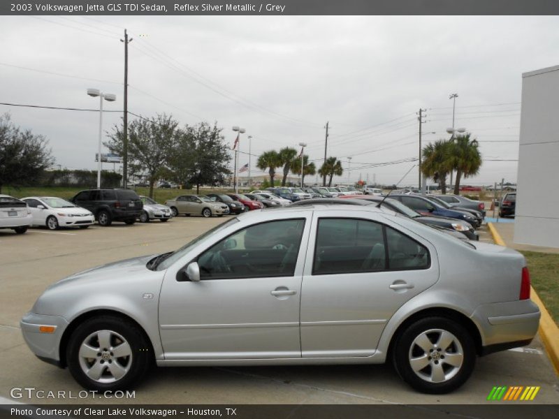 Reflex Silver Metallic / Grey 2003 Volkswagen Jetta GLS TDI Sedan