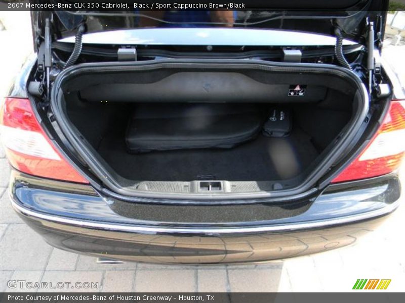 Black / Sport Cappuccino Brown/Black 2007 Mercedes-Benz CLK 350 Cabriolet
