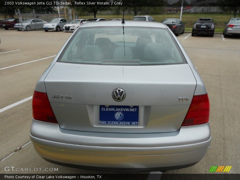 Reflex Silver Metallic / Grey 2003 Volkswagen Jetta GLS TDI Sedan