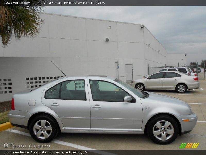 Reflex Silver Metallic / Grey 2003 Volkswagen Jetta GLS TDI Sedan