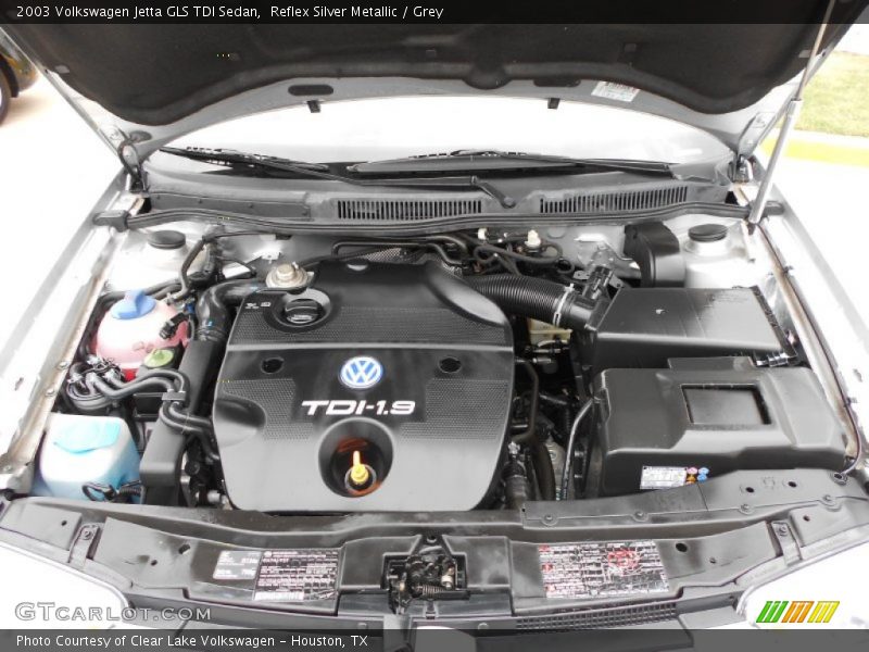 Reflex Silver Metallic / Grey 2003 Volkswagen Jetta GLS TDI Sedan