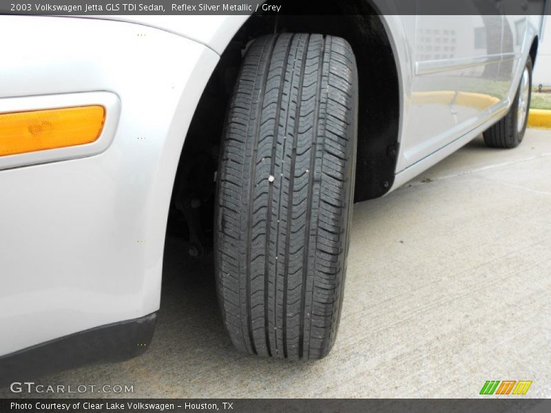 Reflex Silver Metallic / Grey 2003 Volkswagen Jetta GLS TDI Sedan