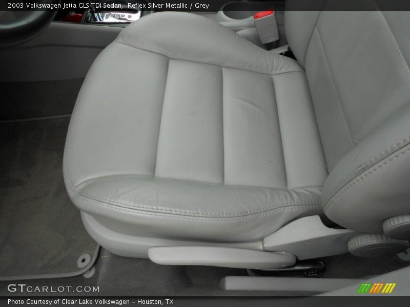 Reflex Silver Metallic / Grey 2003 Volkswagen Jetta GLS TDI Sedan