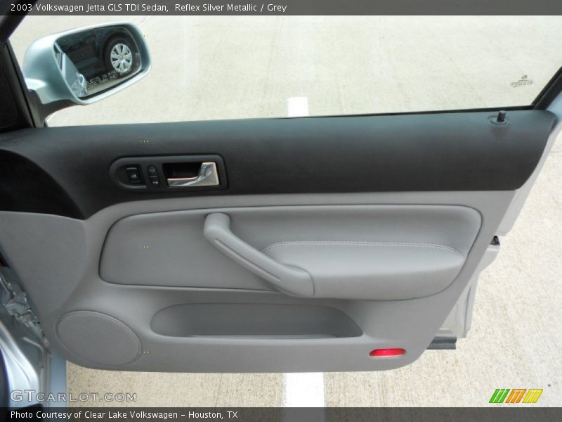 Reflex Silver Metallic / Grey 2003 Volkswagen Jetta GLS TDI Sedan
