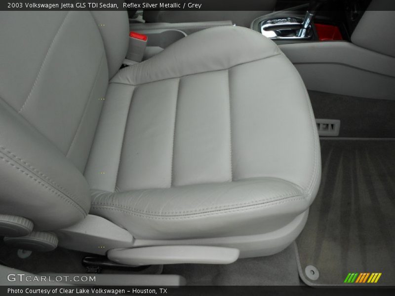 Reflex Silver Metallic / Grey 2003 Volkswagen Jetta GLS TDI Sedan