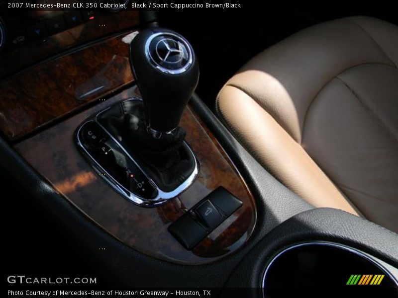 Black / Sport Cappuccino Brown/Black 2007 Mercedes-Benz CLK 350 Cabriolet