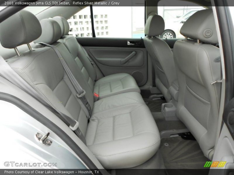 Reflex Silver Metallic / Grey 2003 Volkswagen Jetta GLS TDI Sedan