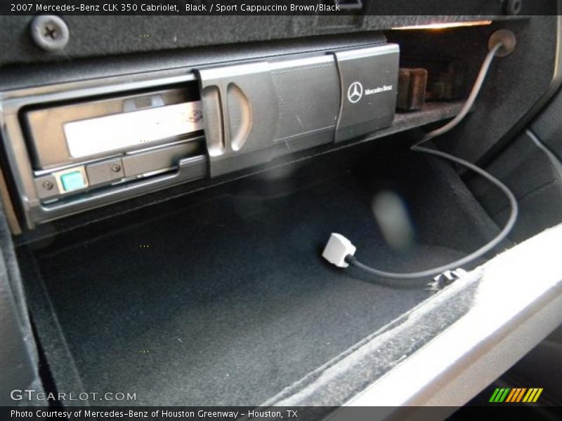 Black / Sport Cappuccino Brown/Black 2007 Mercedes-Benz CLK 350 Cabriolet