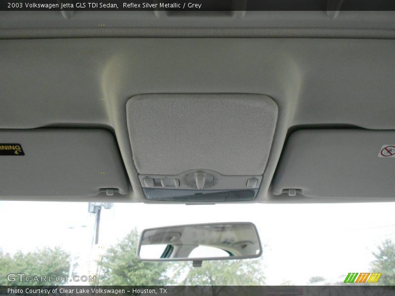 Reflex Silver Metallic / Grey 2003 Volkswagen Jetta GLS TDI Sedan