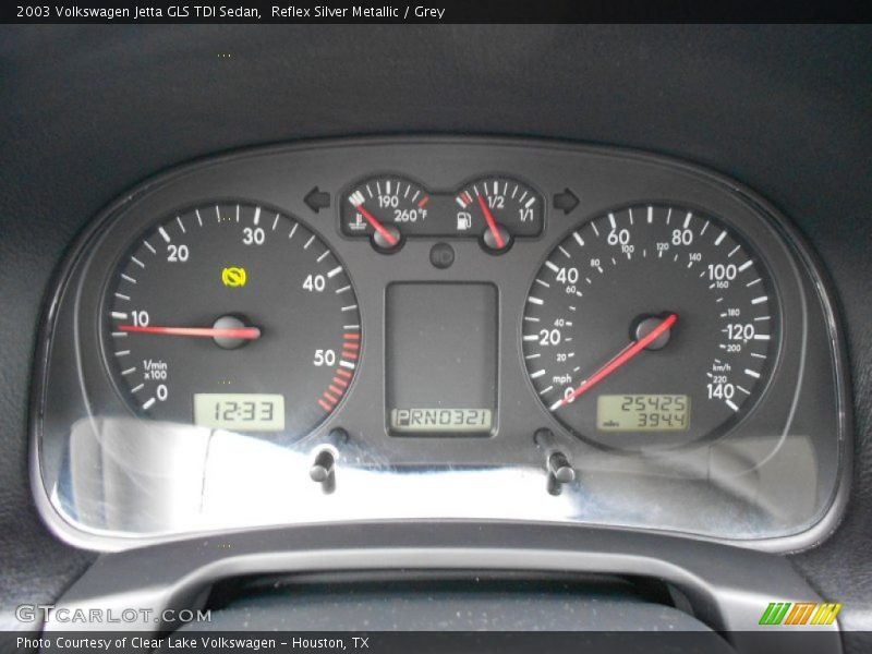 Reflex Silver Metallic / Grey 2003 Volkswagen Jetta GLS TDI Sedan