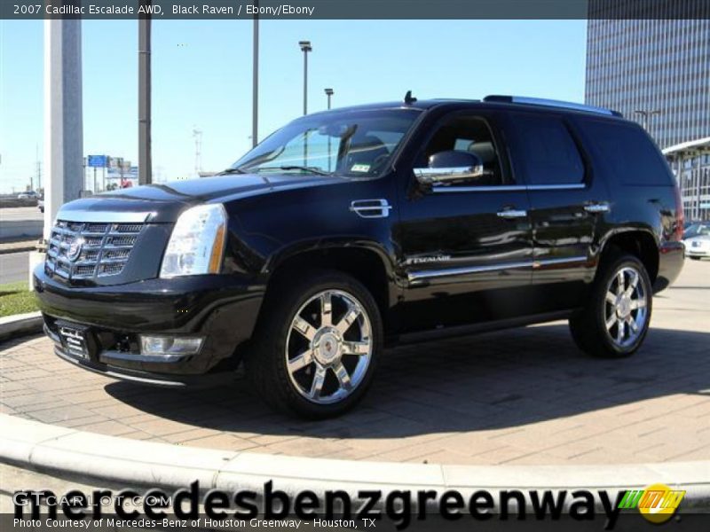 Black Raven / Ebony/Ebony 2007 Cadillac Escalade AWD