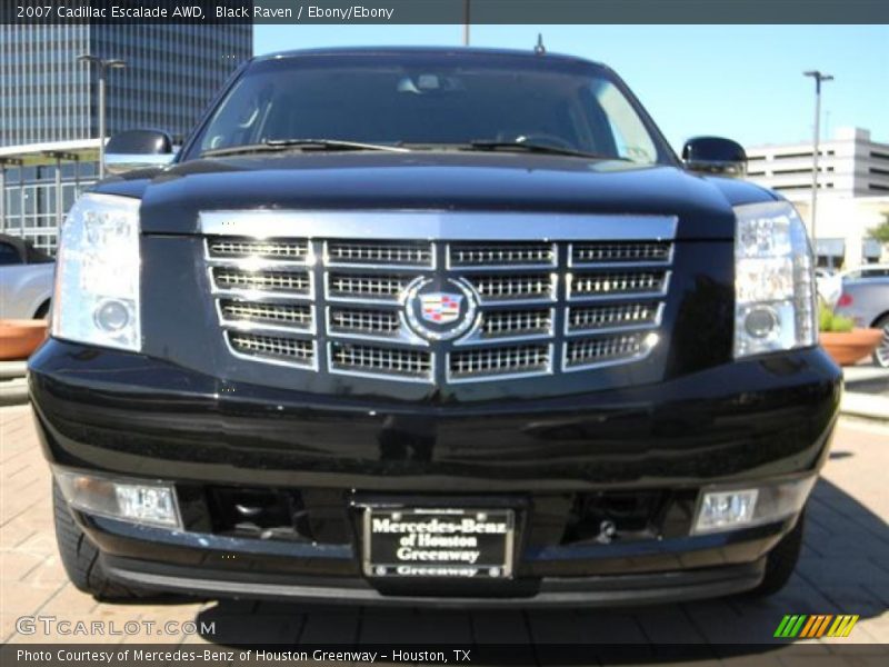 Black Raven / Ebony/Ebony 2007 Cadillac Escalade AWD