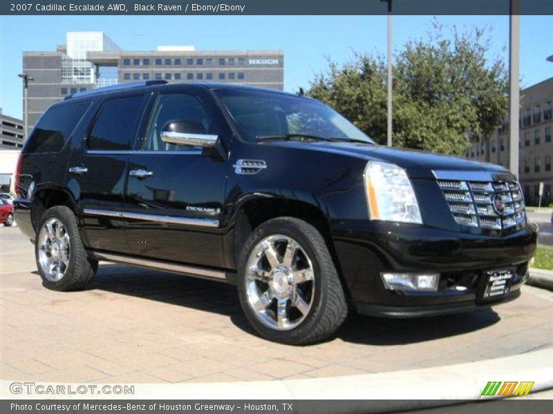 Black Raven / Ebony/Ebony 2007 Cadillac Escalade AWD