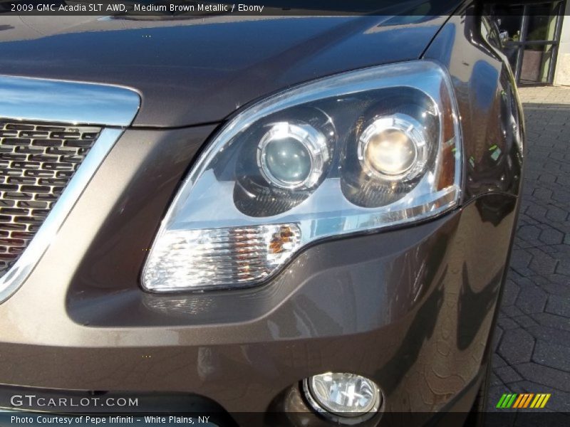 Medium Brown Metallic / Ebony 2009 GMC Acadia SLT AWD