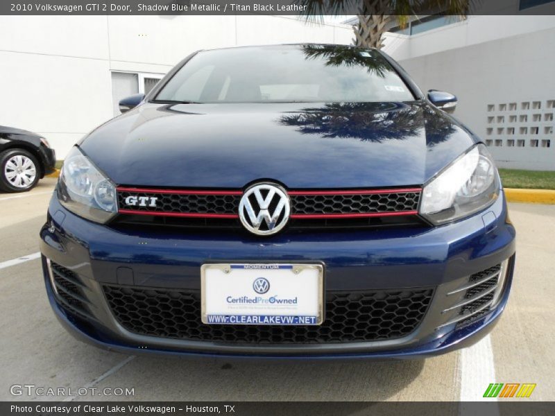 Shadow Blue Metallic / Titan Black Leather 2010 Volkswagen GTI 2 Door