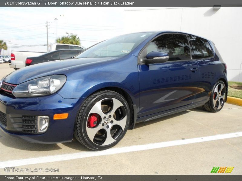 Shadow Blue Metallic / Titan Black Leather 2010 Volkswagen GTI 2 Door
