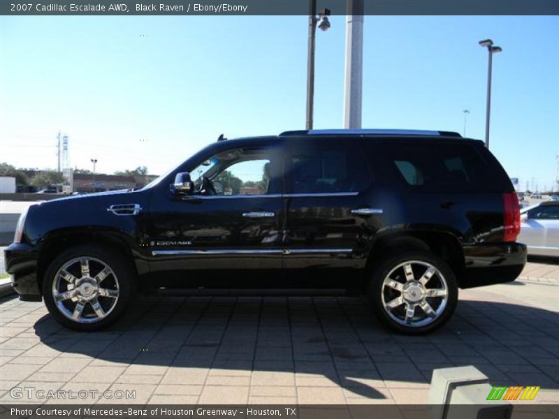 Black Raven / Ebony/Ebony 2007 Cadillac Escalade AWD