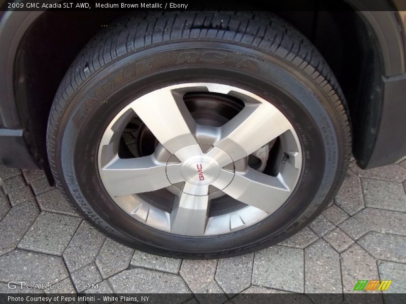 Medium Brown Metallic / Ebony 2009 GMC Acadia SLT AWD