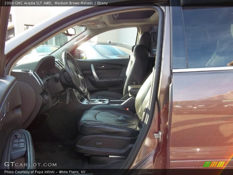 Medium Brown Metallic / Ebony 2009 GMC Acadia SLT AWD
