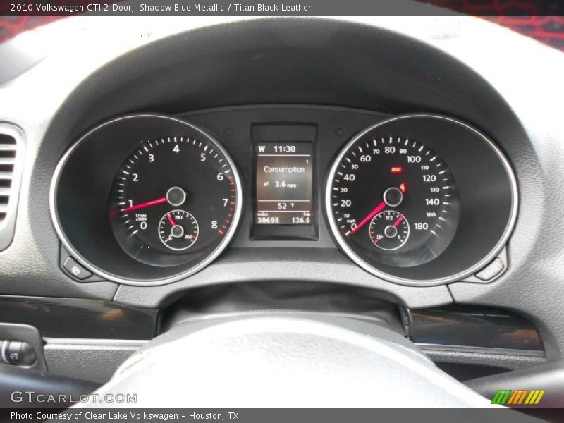 Shadow Blue Metallic / Titan Black Leather 2010 Volkswagen GTI 2 Door