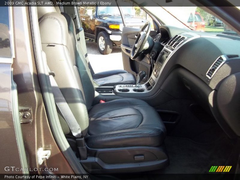 Medium Brown Metallic / Ebony 2009 GMC Acadia SLT AWD