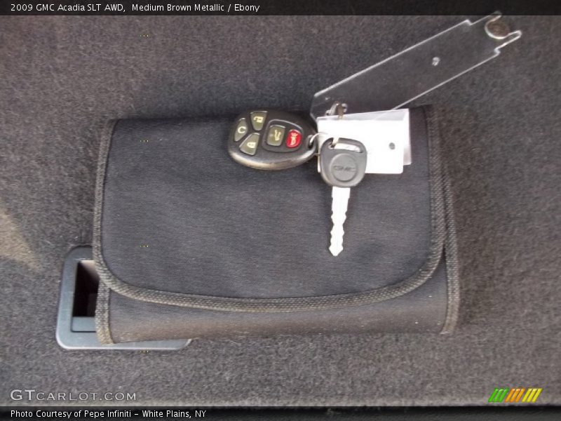Medium Brown Metallic / Ebony 2009 GMC Acadia SLT AWD