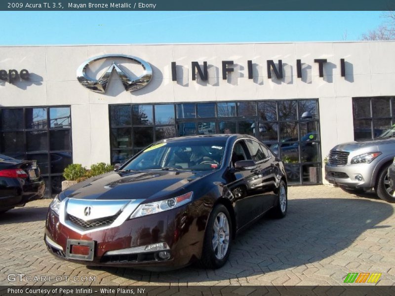 Mayan Bronze Metallic / Ebony 2009 Acura TL 3.5