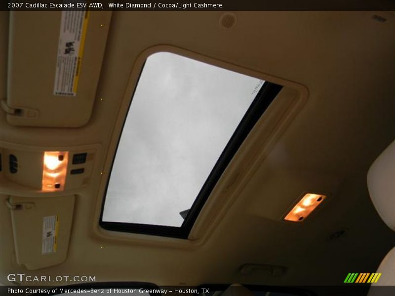 White Diamond / Cocoa/Light Cashmere 2007 Cadillac Escalade ESV AWD