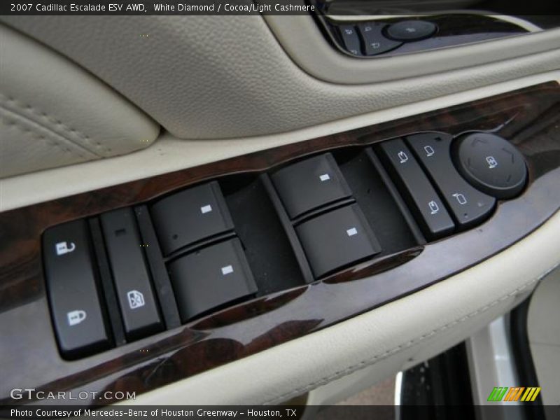 White Diamond / Cocoa/Light Cashmere 2007 Cadillac Escalade ESV AWD