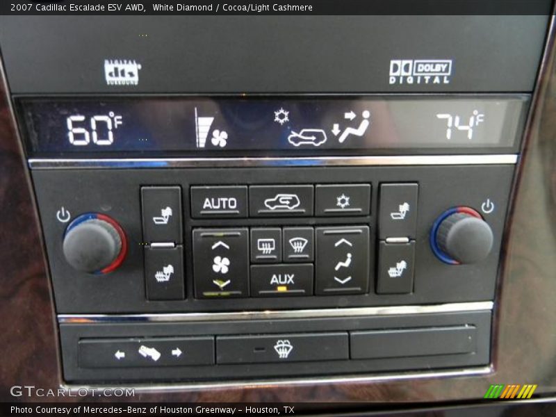 White Diamond / Cocoa/Light Cashmere 2007 Cadillac Escalade ESV AWD