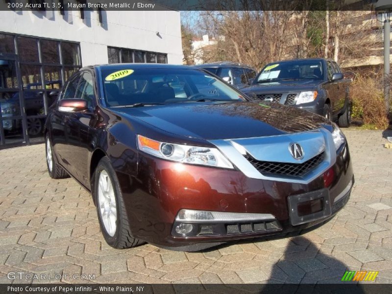 Mayan Bronze Metallic / Ebony 2009 Acura TL 3.5